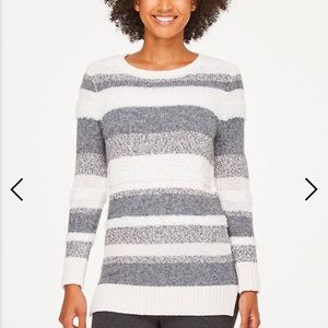 LOFT Lounge Stripped Sweater
